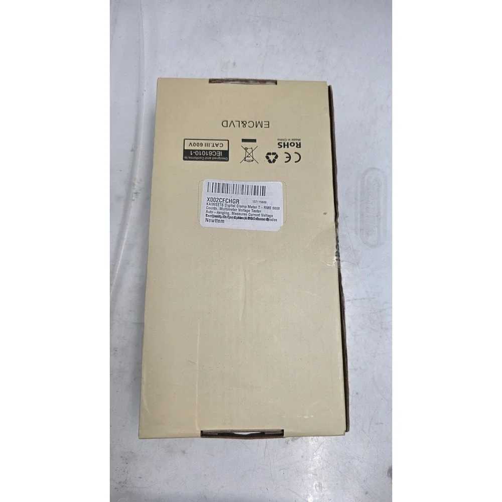 Digital Clamp Meter Multimeter 6000 Counts TRMS, Clamp Multimeter Tester for ...